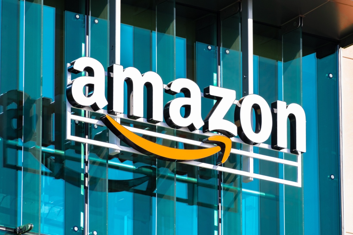 Amazon share price closing in on record