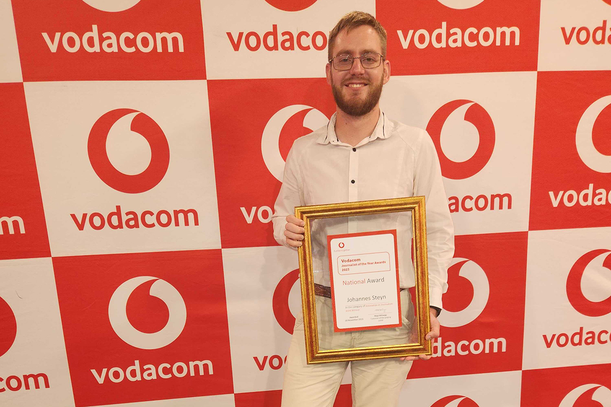 MyBroadband’s Wikus Steyn wins national Journalist of the Year award