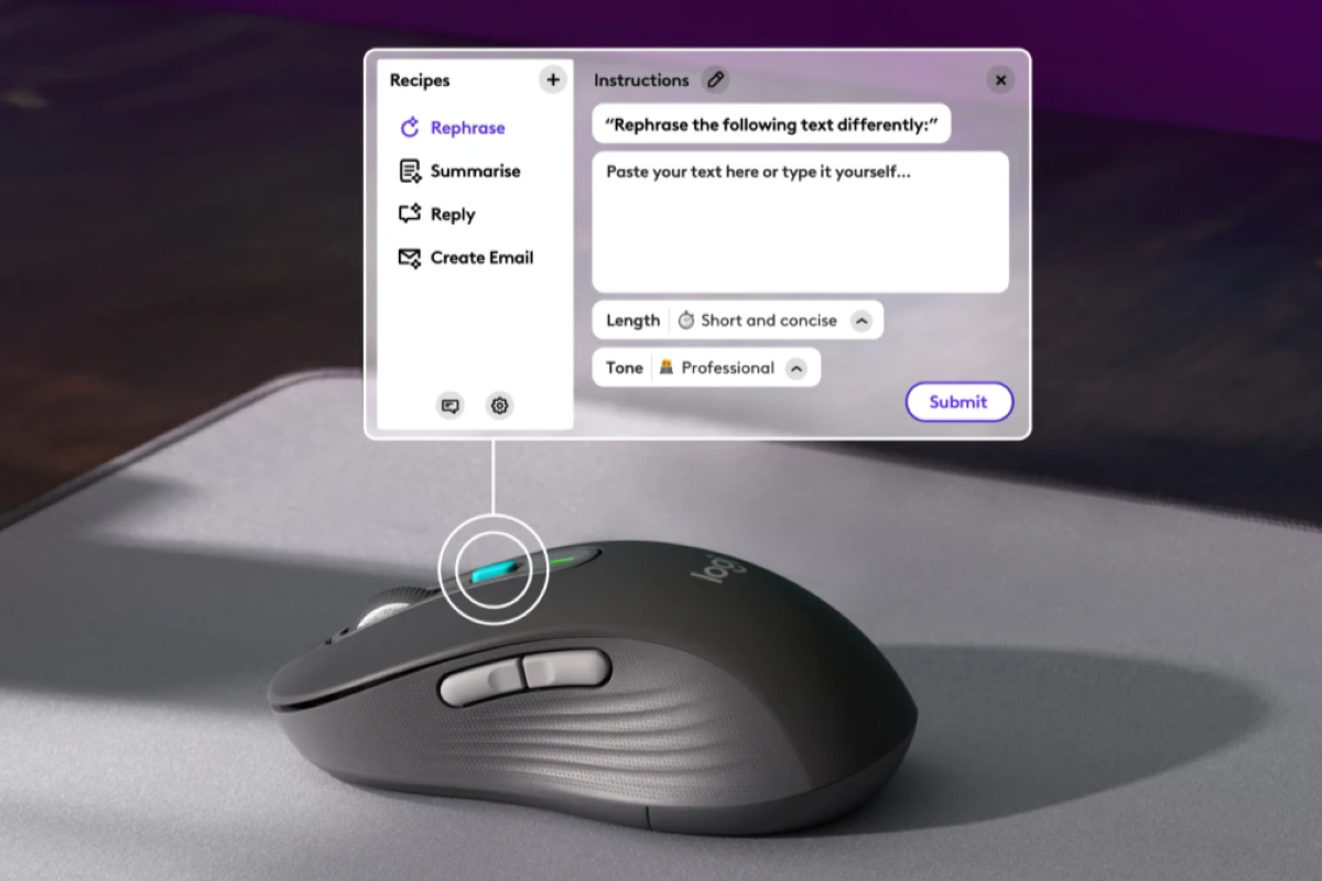 Logitech has released an AI mouse