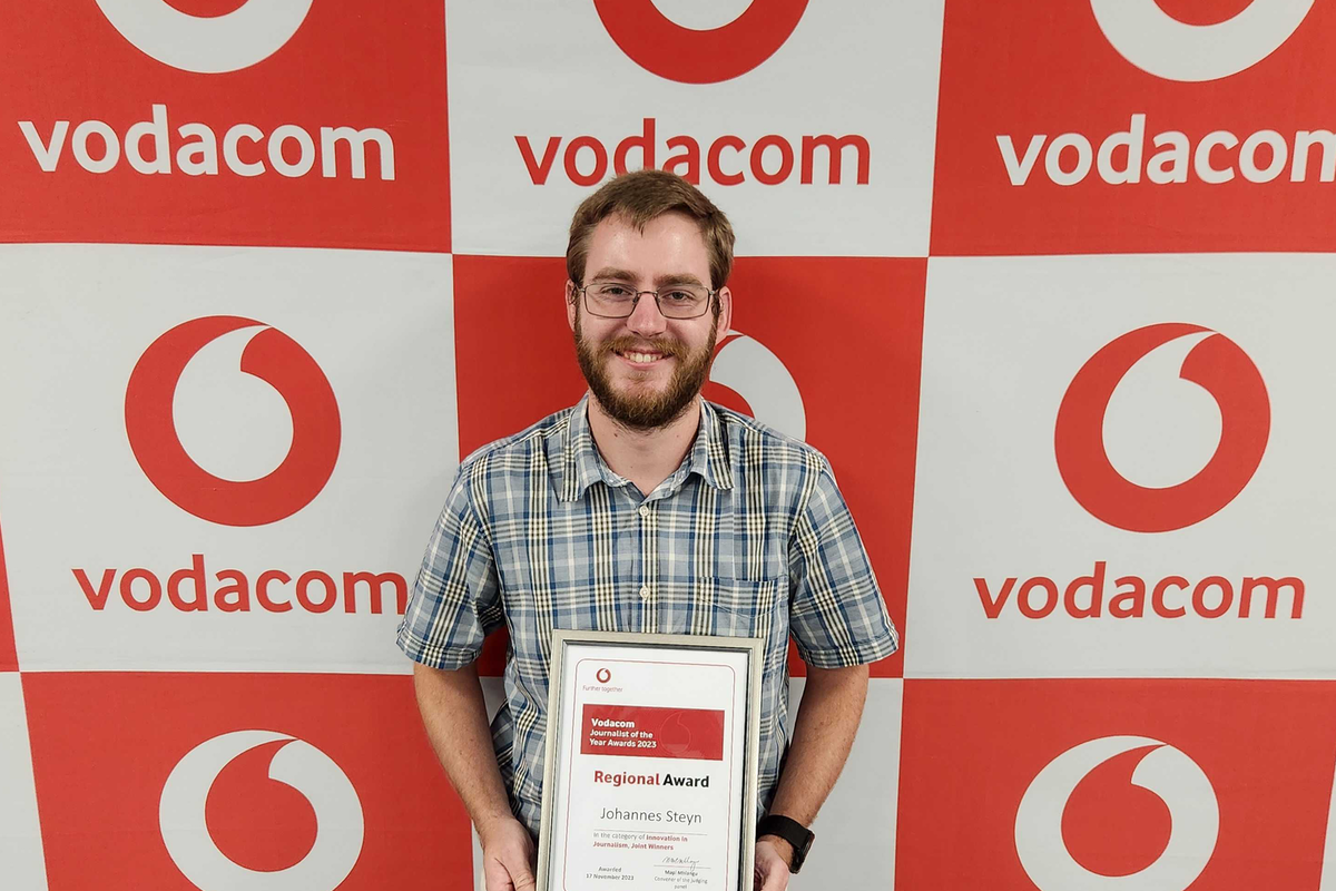 MyBroadband’s Wikus Steyn wins Vodacom Journalist of the Year award